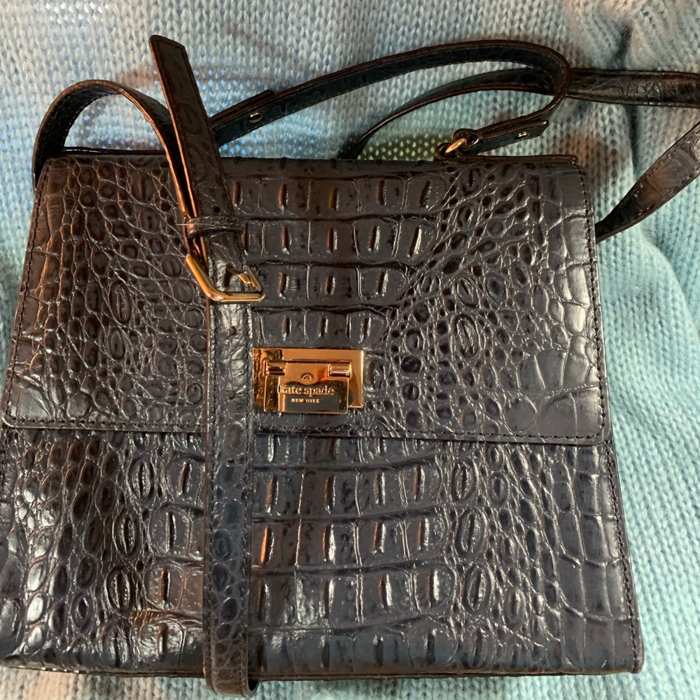 Kate Spade Orchard Valley Doris Satchel-Navy